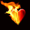 Burning heart