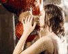 A Spiderman kiss