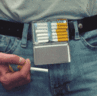 Cig case belt buckle