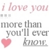 I &lt;3 u 