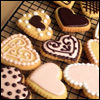 Valentine Heart-Shaped Cookies