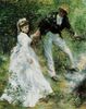 le promenade by Renoir