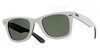 white Ray ban wayfarer sunglass