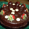 Chocolate Cover Strawberry Cake