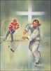 Jesus loves hockey more than you