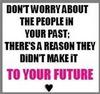 Don't worry about the past