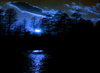moonlight walk round a lake