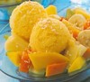 Mango Sorbet with Tropical Fruit