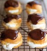 Profiteroles with Hot Chocolate 