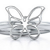 butterfly silver ring