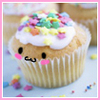 ~sweet cupcake with sprinkles~