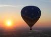 A hot air balloon ride 