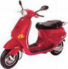 a Red Vespa Scooter.