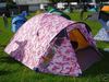 Pink camo tent