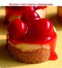 A *mini* cherry cheesecake..- :D