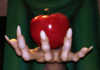 ~Poison apple on creepy hand~