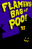 a flaming bag of poop