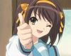 thumbed by haruhi