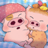 sleeping piggies Animated!