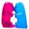 Gummy bear kiss