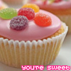 'You're Sweet' Cupcake