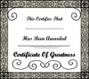 Greatness Certificate