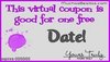 Good for one date coupon