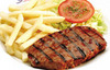 Steak, Chips &amp; Salad