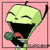 gir loves cupcakes